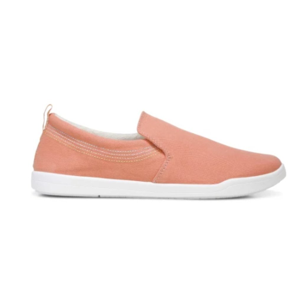 Women’s Vionic Marshall Canvas Slip On – Papaya (WIDE) - Picture 9 of 12